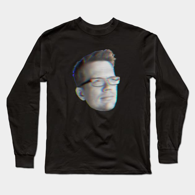 Hank Green Glitch Long Sleeve T-Shirt by Bloom Photography